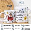 Custom Photo Dear Dad I Love You Everyday - Gift For Father, Grandpa - 3D Inflated Effect Printed Mug, Personalized White Edge-to-Edge Mug