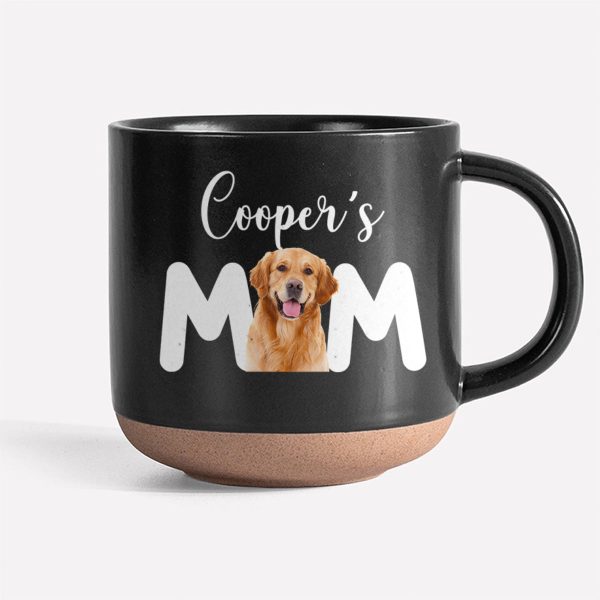 Custom Photo Dog Mom Personalized Pottery Mug CH07 899050 Custom Photo Dog Mom Personalized Pottery Mug CH07 899050