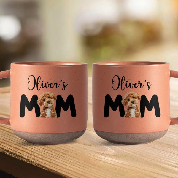 Custom Photo Dog Mom Personalized Pottery Mug CH07 899050 Custom Photo Dog Mom Personalized Pottery Mug CH07 899050