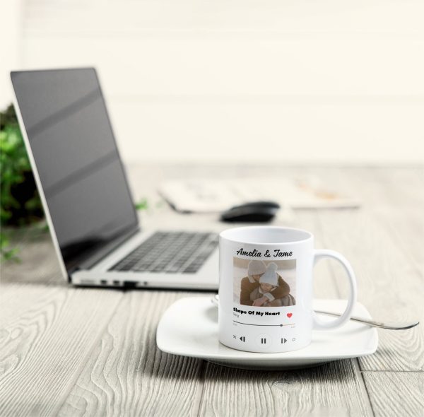Custom Photo Favorite Couple Song - Personalized Ceramic Mug - Gift For Couple, Husband Wife NH96 Custom Photo Favorite Couple Song - Personalized Ceramic Mug - Gift For Couple, Husband Wife NH96