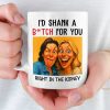 Custom Photo Funny Caricature Mug - Personalized Best Friend Birthday Gifts For Women - I'd Shank For You Right In The Kidney Custom Photo Funny Caricature Mug - Personalized Best Friend Birthday Gifts For Women - I'd Shank For You Right In The Kidney