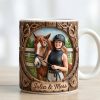Custom Photo Gifts For Horse Lovers Coffee Mug 02hutn170126 Custom Photo Gifts For Horse Lovers Coffee Mug 02hutn170126