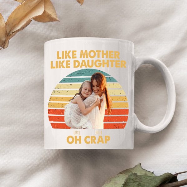 Custom Photo Happy Mother's Day Like Mother Like Son Family Mug T286 890426