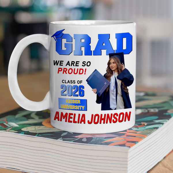 Custom Photo I Did It Graduation Magazine Mug TH10 898605 Custom Photo I Did It Graduation Magazine Mug TH10 898605