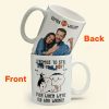 Custom Photo I Promise To Still Grab Your Butt Even When We're Old And Wrinkly - Personalized Ceramic Mug - Gift For Couple, Husband Wife NH96 Custom Photo I Promise To Still Grab Your Butt Even When We're Old And Wrinkly - Personalized Ceramic Mug - Gift For Couple, Husband Wife NH96