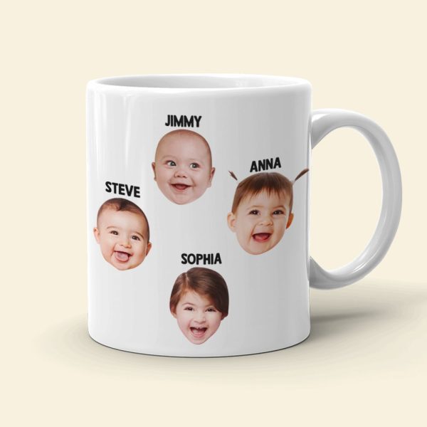 Custom Photo Kid, Good Looks, Mom, Personalized Mug, Gift For Mother