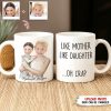 Custom Photo Like Father Like Child Family Mug N369 HN590