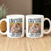 Custom Photo Like Father Like Son Family Mug N304 890313 Custom Photo Like Father Like Son Family Mug N304 890313