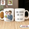 Custom Photo Like Mother Like Child Family Mug N369 HN590