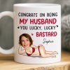 Custom Photo Mug - Personalized Anniversary Wedding Gifts For Husband And Wife, Him And Her - You Me Always Forever