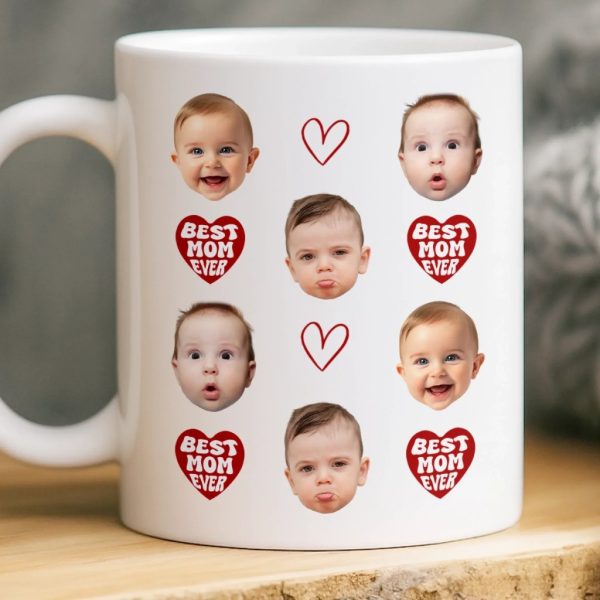 Custom Photo Mug - Personalized Birthday Gifts For Mom, Dad, Brother, Sister, Kids - My Heart Walks With You Always Custom Photo Mug - Personalized Birthday Gifts For Mom, Dad, Brother, Sister, Kids - My Heart Walks With You Always