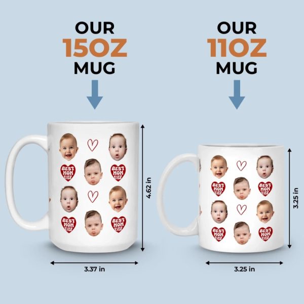 Custom Photo Mug - Personalized Birthday Gifts For Mom, Dad, Brother, Sister, Kids - My Heart Walks With You Always Custom Photo Mug - Personalized Birthday Gifts For Mom, Dad, Brother, Sister, Kids - My Heart Walks With You Always