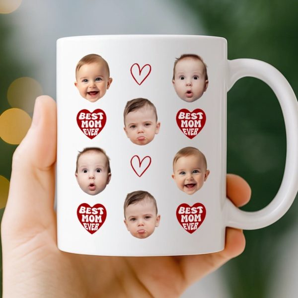 Custom Photo Mug - Personalized Birthday Gifts For Mom, Dad, Brother, Sister, Kids - My Heart Walks With You Always Custom Photo Mug - Personalized Birthday Gifts For Mom, Dad, Brother, Sister, Kids - My Heart Walks With You Always