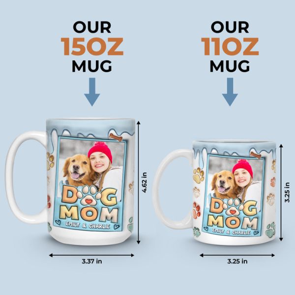 Custom Photo My Kids Have Four Feet - Dog & Cat Personalized Custom 3D Inflated Effect Printed Mug - Christmas Gift For Pet Owners, Pet Lovers Custom Photo My Kids Have Four Feet - Dog & Cat Personalized Custom 3D Inflated Effect Printed Mug - Christmas Gift For Pet Owners, Pet Lovers