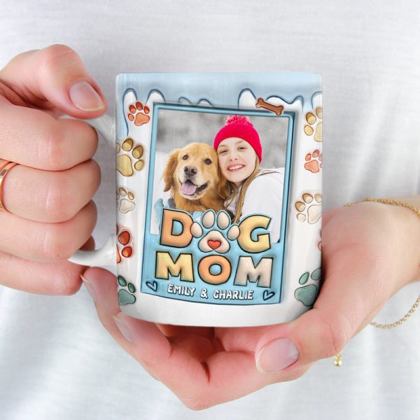 Custom Photo My Kids Have Four Feet - Dog & Cat Personalized Custom 3D Inflated Effect Printed Mug - Christmas Gift For Pet Owners, Pet Lovers Custom Photo My Kids Have Four Feet - Dog & Cat Personalized Custom 3D Inflated Effect Printed Mug - Christmas Gift For Pet Owners, Pet Lovers