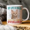 Custom Photo My Life Is Ruled By A Tiny Furry Overlord Cat Mug N304 889770