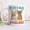 Custom Photo My Life Is Ruled By A Tiny Furry Overlord Cat Mug N304 889770