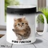 Custom Photo My Morning Alarm Has Purr Function - Dog & Cat Personalized Custom Color Changing Mug - Gift For Pet Owners, Pet Lovers Custom Photo My Morning Alarm Has Purr Function - Dog & Cat Personalized Custom Color Changing Mug - Gift For Pet Owners, Pet Lovers