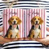 Custom Photo Realistic Watercolor Art Dog Cat Stripe Colors - Personalized White Edge-to-Edge Mug Custom Photo Realistic Watercolor Art Dog Cat Stripe Colors - Personalized White Edge-to-Edge Mug