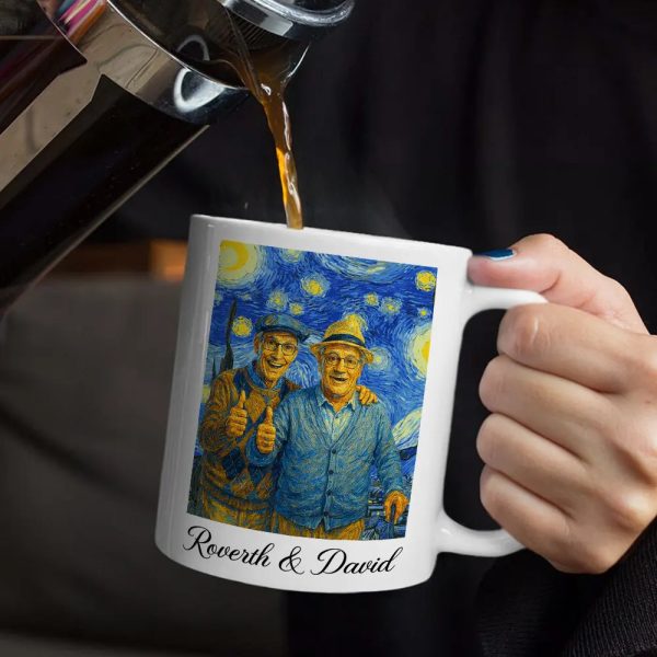 Custom Photo Starry Night Couple When We Get To The End Of Our Lives Together - Personalized Mug Custom Photo Starry Night Couple When We Get To The End Of Our Lives Together - Personalized Mug