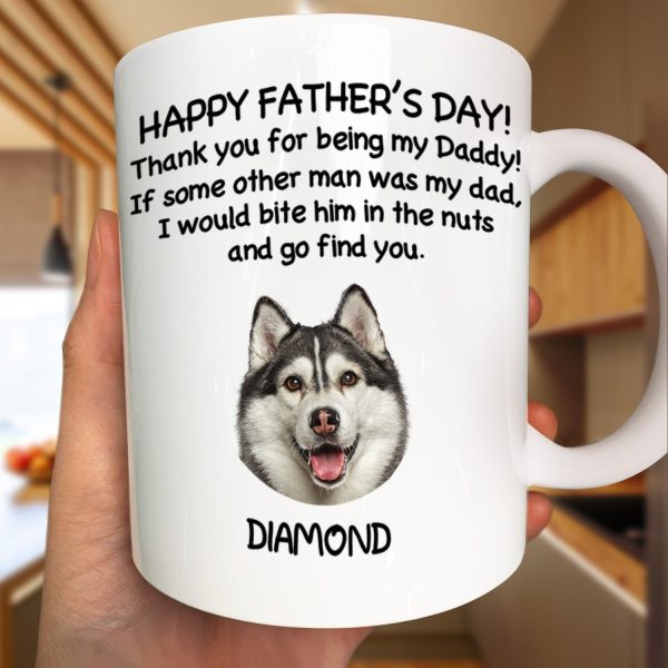 Custom Photo Thank You For Being My Daddy - Personalized Mug Custom Photo Thank You For Being My Daddy - Personalized Mug
