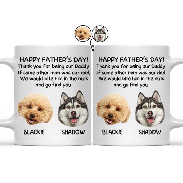 Custom Photo Thank You For Being My Daddy - Personalized Mug Custom Photo Thank You For Being My Daddy - Personalized Mug