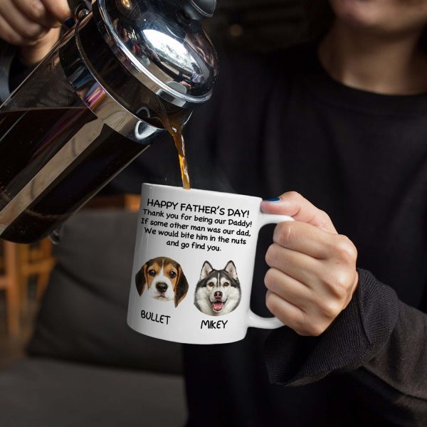 Custom Photo Thank You For Being My Daddy - Personalized Mug Custom Photo Thank You For Being My Daddy - Personalized Mug