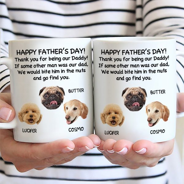 Custom Photo Thank You For Being My Daddy - Personalized Mug Custom Photo Thank You For Being My Daddy - Personalized Mug