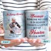 Custom Photo Those We Love Don't Go Away - Christmas Gift - Memorial Gift For Family - Personalized Custom White Edge-to-Edge Mug Custom Photo Those We Love Don't Go Away - Christmas Gift - Memorial Gift For Family - Personalized Custom White Edge-to-Edge Mug