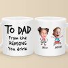 Custom Photo We Look Awesome - Family Personalized Custom Mug - Gift For Mom, Grandma, Dad, Grandpa Custom Photo We Look Awesome - Family Personalized Custom Mug - Gift For Mom, Grandma, Dad, Grandpa