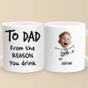 Custom Photo We Look Awesome - Family Personalized Custom Mug - Gift For Mom, Grandma, Dad, Grandpa Custom Photo We Look Awesome - Family Personalized Custom Mug - Gift For Mom, Grandma, Dad, Grandpa