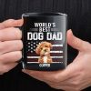 Custom Photo World's Best Dog Dad - Personalized Black Mug Gift For Dog Lovers CH07 895938 Custom Photo World's Best Dog Dad - Personalized Black Mug Gift For Dog Lovers CH07 895938