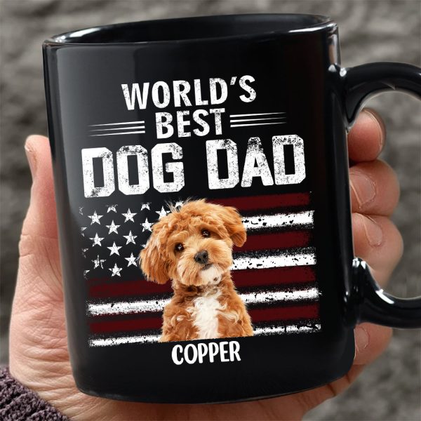 Custom Photo World's Best Dog Dad - Personalized Black Mug Gift For Dog Lovers CH07 895938 Custom Photo World's Best Dog Dad - Personalized Black Mug Gift For Dog Lovers CH07 895938