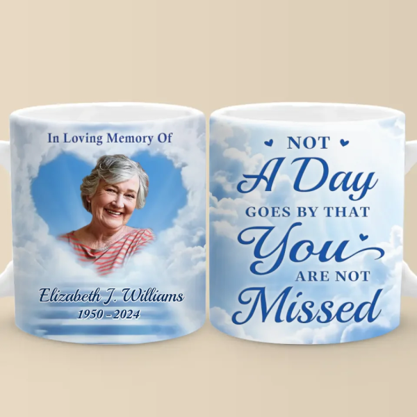 Custom Photo Your Spirit Lives On - Memorial Personalized Custom Mug - Sympathy Gift For Family Members Custom Photo Your Spirit Lives On - Memorial Personalized Custom Mug - Sympathy Gift For Family Members