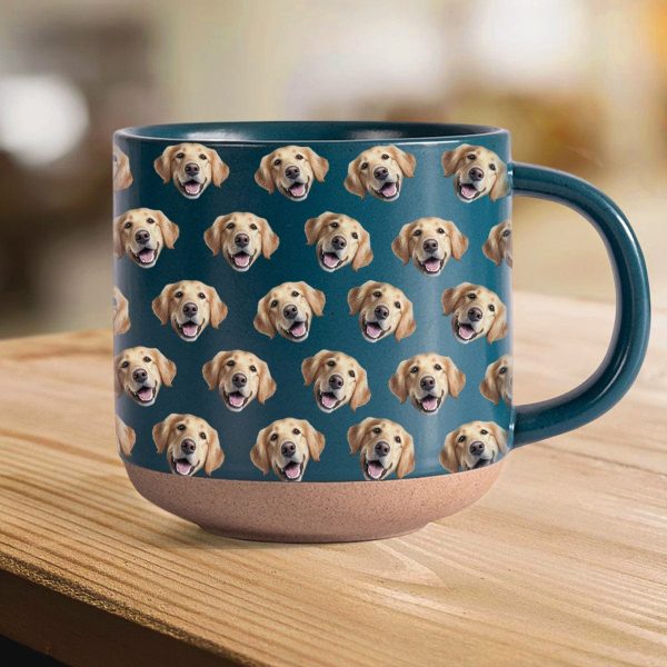Custom Portrait Photo For Dog Cat Lover Pottery Mug TH10 892077 Custom Portrait Photo For Dog Cat Lover Pottery Mug TH10 892077