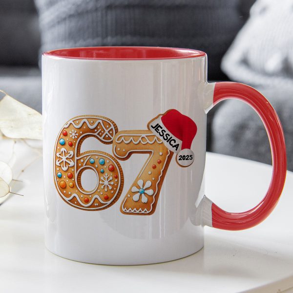 Custom Six Seven - Personalized Mug - Teen Slang Funny Tree Decor, Funny Teen Grandkid Gift