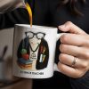 Customizable Coffee Mug Featuring Glasses, Books, Apple, Markers, Lab Coat - Personalized Custom Coffee Mug - GRAD272_MG Customizable Coffee Mug Featuring Glasses, Books, Apple, Markers, Lab Coat - Personalized Custom Coffee Mug - GRAD272_MG