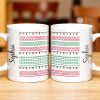Customizable Name With Festive Light Strings - Personalized Custom Coffee Mug - XMAS155_MG