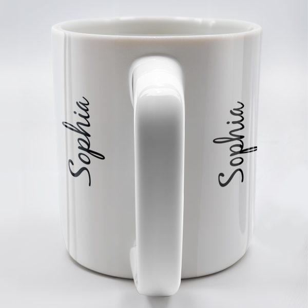 Customizable Name With Festive Light Strings - Personalized Custom Coffee Mug - XMAS155_MG