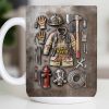 Customize This Mug With Your Firefighter's Name And Gear - Personalized Custom Coffee Mug - FIF047_MG Customize This Mug With Your Firefighter's Name And Gear - Personalized Custom Coffee Mug - FIF047_MG