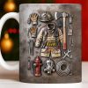 Customize This Mug With Your Firefighter's Name And Gear - Personalized Custom Coffee Mug - FIF047_MG Customize This Mug With Your Firefighter's Name And Gear - Personalized Custom Coffee Mug - FIF047_MG
