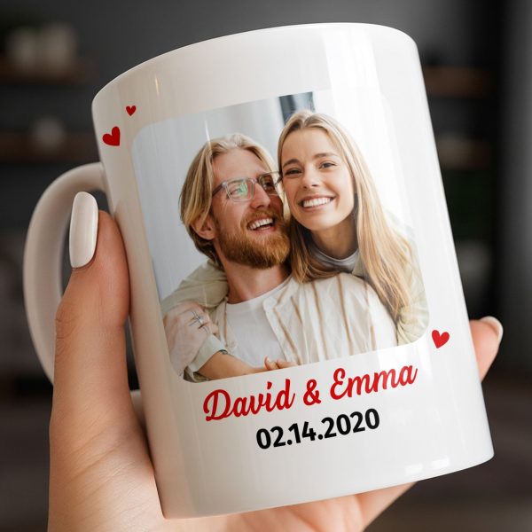Customize With Your Favorite Photo And Special Date - Personalized Custom Coffee Mug - CPL1328_MG Customize With Your Favorite Photo And Special Date - Personalized Custom Coffee Mug - CPL1328_MG