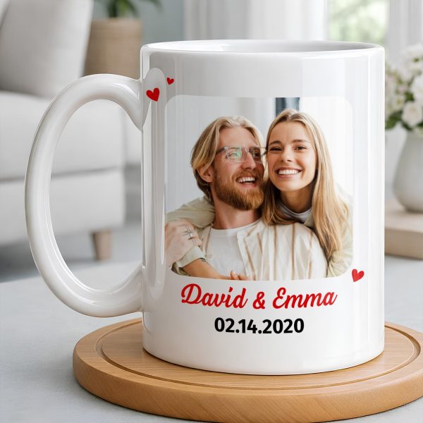 Customize With Your Favorite Photo And Special Date - Personalized Custom Coffee Mug - CPL1328_MG Customize With Your Favorite Photo And Special Date - Personalized Custom Coffee Mug - CPL1328_MG