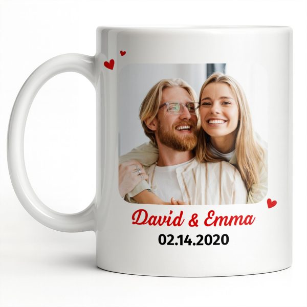 Customize With Your Favorite Photo And Special Date - Personalized Custom Coffee Mug - CPL1328_MG Customize With Your Favorite Photo And Special Date - Personalized Custom Coffee Mug - CPL1328_MG