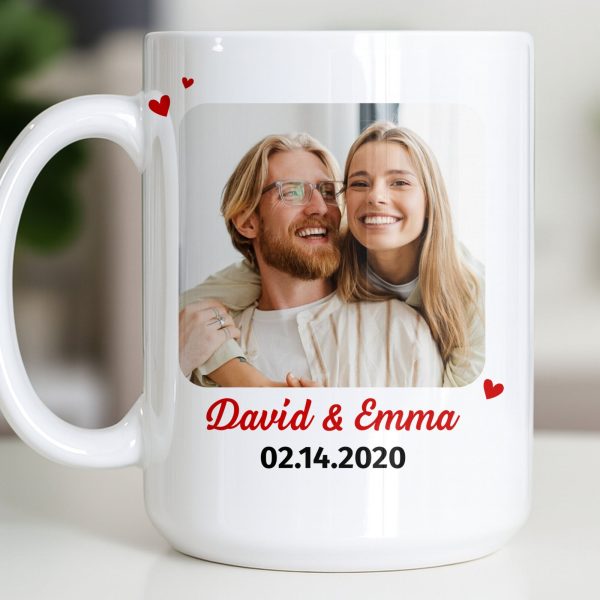 Customize With Your Favorite Photo And Special Date - Personalized Custom Coffee Mug - CPL1328_MG Customize With Your Favorite Photo And Special Date - Personalized Custom Coffee Mug - CPL1328_MG