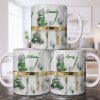 Customized Name, Golf Bag, Clubs, Balls, And Cart - Personalized Custom Coffee Mug - GOLF015_MG Customized Name, Golf Bag, Clubs, Balls, And Cart - Personalized Custom Coffee Mug - GOLF015_MG
