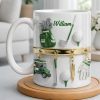 Customized Name, Golf Bag, Clubs, Balls, And Cart - Personalized Custom Coffee Mug - GOLF015_MG Customized Name, Golf Bag, Clubs, Balls, And Cart - Personalized Custom Coffee Mug - GOLF015_MG