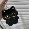 Cute 10cm Black Cat Plush Toy - Cuddly Pendant for Kids' Gifts Cute 10cm Black Cat Plush Toy - Cuddly Pendant for Kids' Gifts