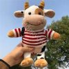 Cute 26CM Cartoon Milk Cow Plush Doll - Soft Stuffed Animal Pillow Toy