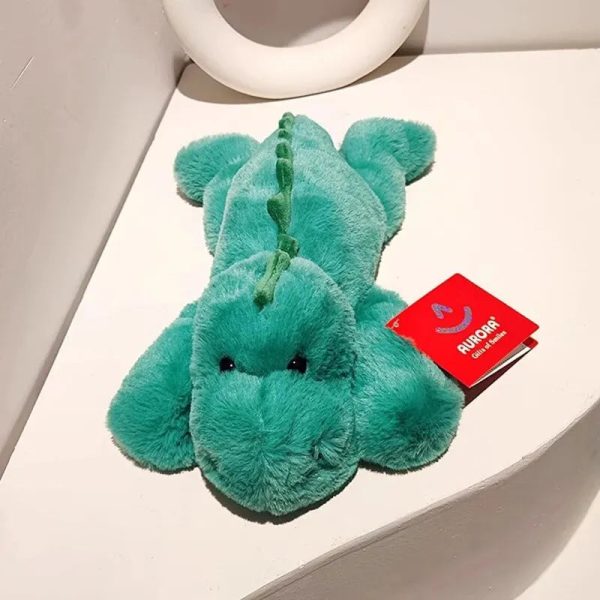 Cute 35cm Green Dinosaur Plush Toy - Soft Comfort Doll for Kids' Gifts Cute 35cm Green Dinosaur Plush Toy - Soft Comfort Doll for Kids' Gifts